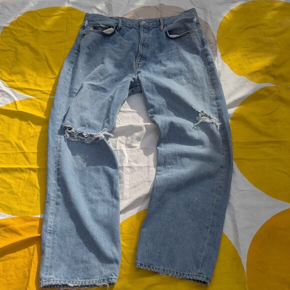 Agolde 90's straight leg lightwash jeans - Picture 2 of 6